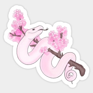 Pink Sakura Viper: White Sticker